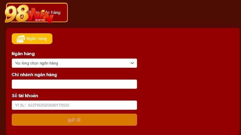 Thêm ngân hàng rút tiền và thực hiện giao dịch